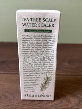 Tea Tree Scalp Water Scaler, Scalp Exfoliator for Itchy Dry Flaky Scalp Exp:2027